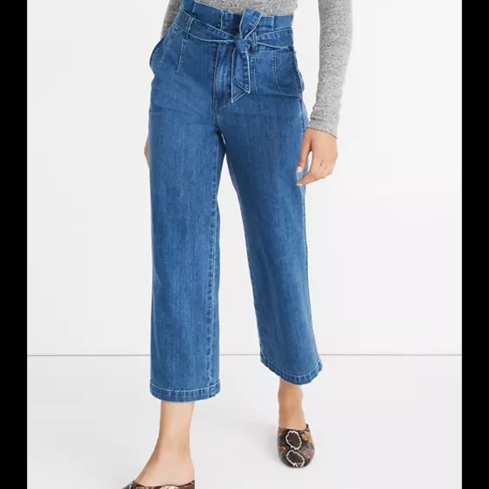 Madewell paper bag jeans